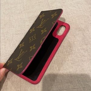 Authentic Louis Vuitton Folio Case iPhone X